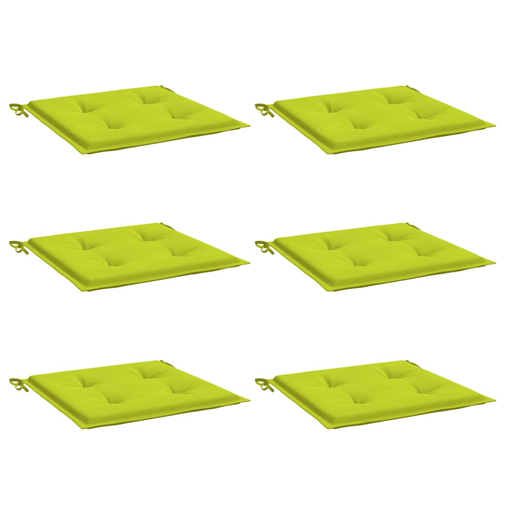 vidaXL Perne scaune grădină 6 buc. verde 40x40x4 cm țesătură Oxford vidaXL Perne scaune grădină 6 buc. verde 40x40x4 cm țesătură Oxford