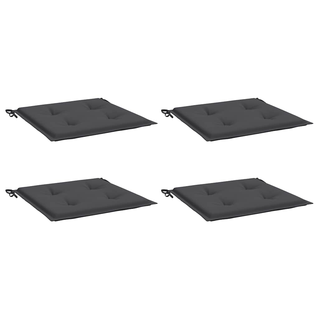 vidaXL Perne scaune grădină 4 buc. antracit 50x50x4 cm țesătură Oxford vidaXL Perne scaune grădină 4 buc. antracit 50x50x4 cm țesătură Oxford