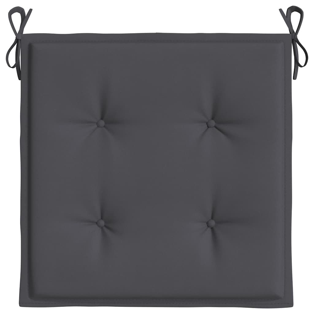 vidaXL Perne scaune grădină 4 buc. antracit 50x50x4 cm țesătură Oxford vidaXL Perne scaune grădină 4 buc. antracit 50x50x4 cm țesătură Oxford