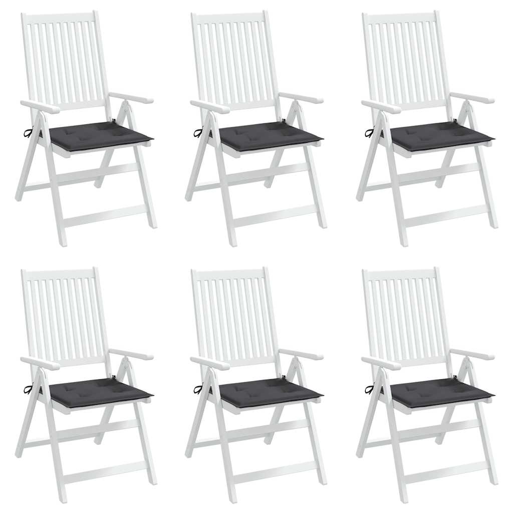 vidaXL Perne scaune grădină 6 buc. antracit 50x50x4 cm țesătură Oxford vidaXL Perne scaune grădină 6 buc. antracit 50x50x4 cm țesătură Oxford