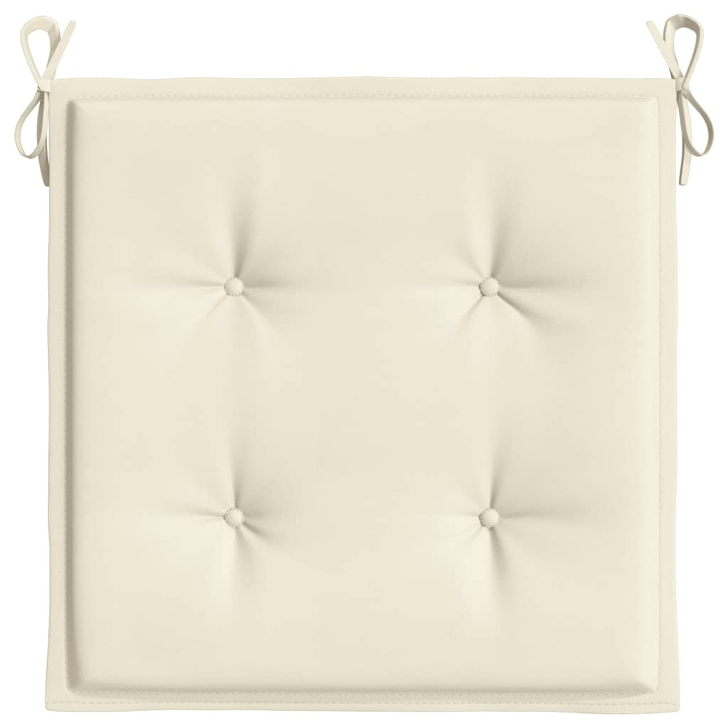 vidaXL Perne scaune de grădină 6 buc. crem 50x50x3 cm țesătură Oxford vidaXL Perne scaune de grădină 6 buc. crem 50x50x3 cm țesătură Oxford