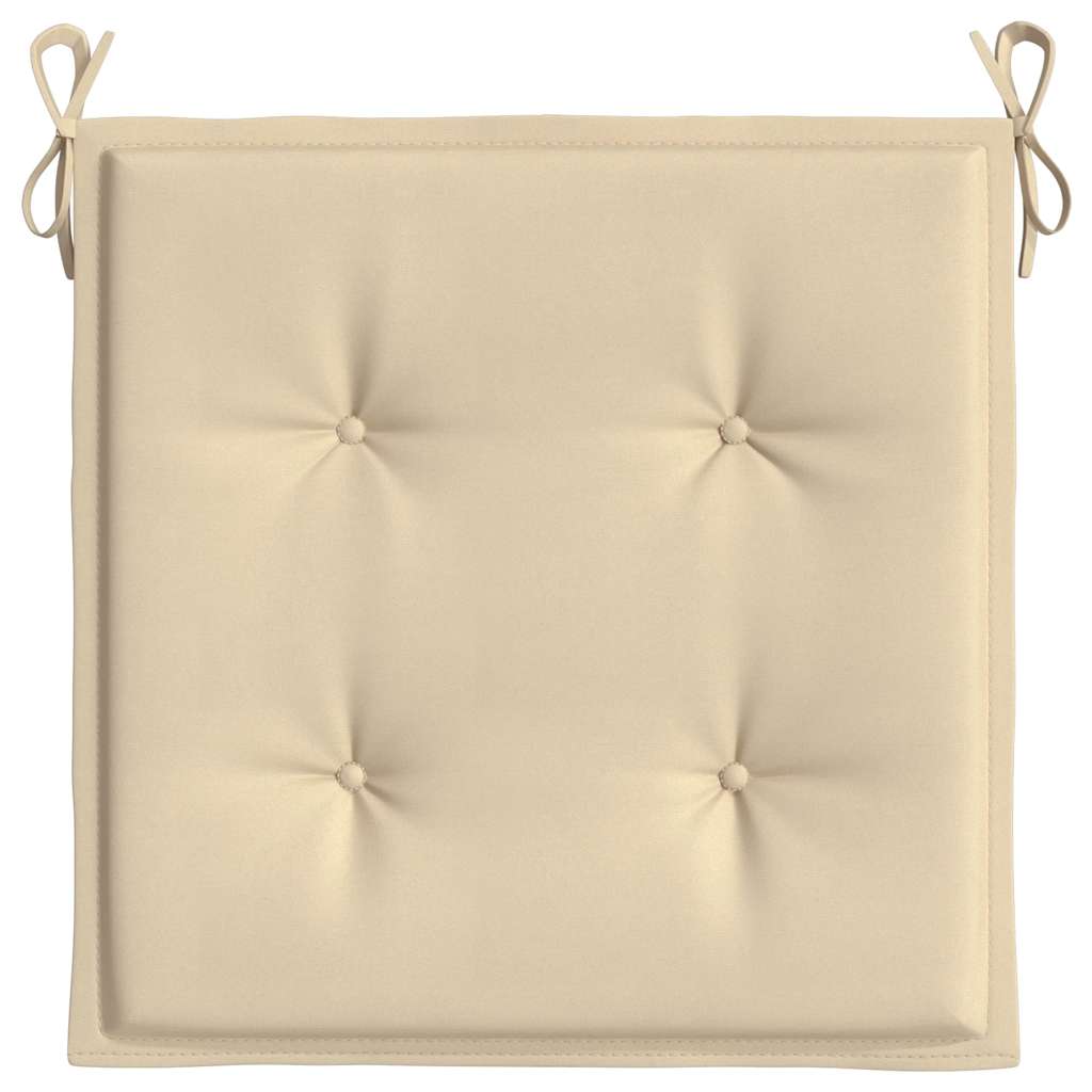 vidaXL Perne scaune de grădină 4 buc. bej 50x50x4 cm țesătură Oxford vidaXL Perne scaune de grădină 4 buc. bej 50x50x4 cm țesătură Oxford