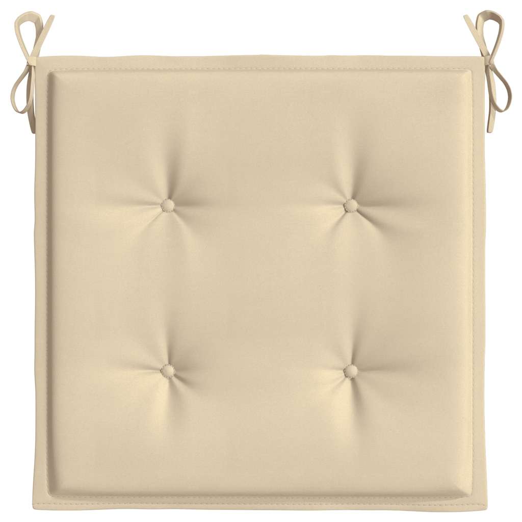 vidaXL Perne scaune de grădină 6 buc bej 50x50x4 cm țesătură Oxford vidaXL Perne scaune de grădină 6 buc bej 50x50x4 cm țesătură Oxford