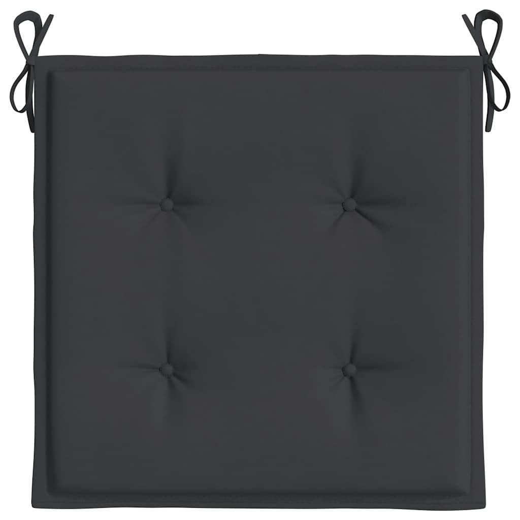 vidaXL Perne scaune grădină 4 buc. negru 50x50x4 cm țesătură Oxford vidaXL Perne scaune grădină 4 buc. negru 50x50x4 cm țesătură Oxford