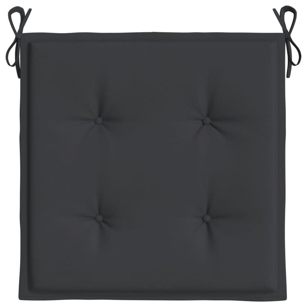 vidaXL Perne scaune grădină 6 buc. negru 50x50x3 cm țesătură Oxford vidaXL Perne scaune grădină 6 buc. negru 50x50x3 cm țesătură Oxford