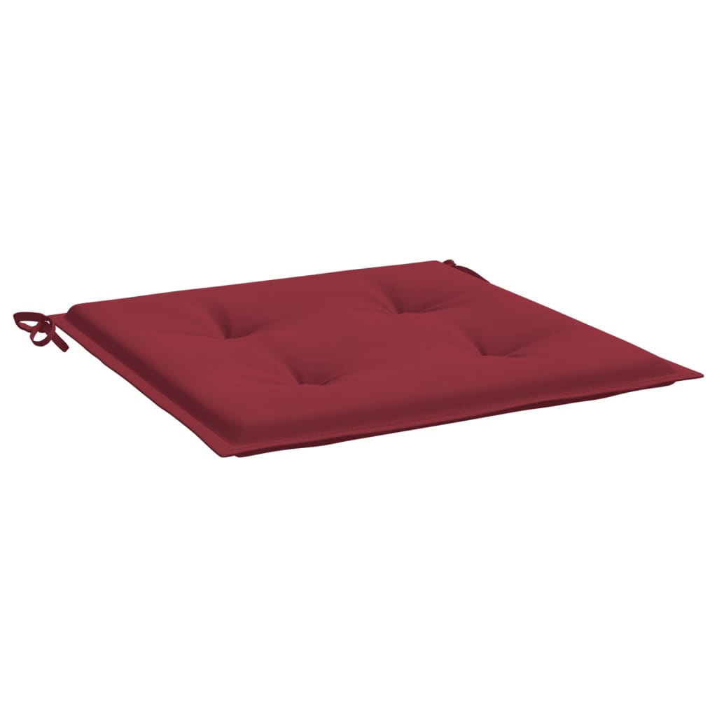 vidaXL Perne scaune grădină 6 buc. roșu vin 50x50x3 cm țesătură Oxford vidaXL Perne scaune grădină 6 buc. roșu vin 50x50x3 cm țesătură Oxford