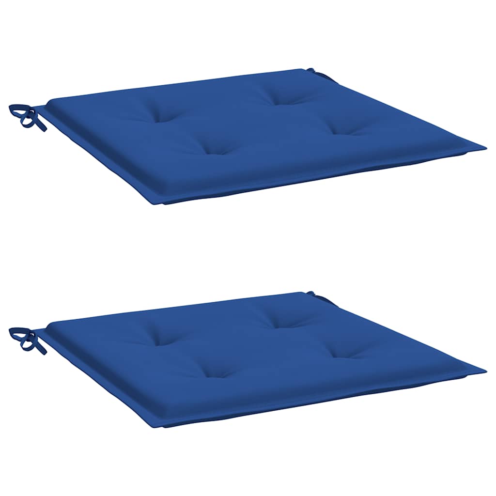 vidaXL Perne scaune grădină 2 buc. albastru 50x50x4 cm țesătură Oxford vidaXL Perne scaune grădină 2 buc. albastru 50x50x4 cm țesătură Oxford