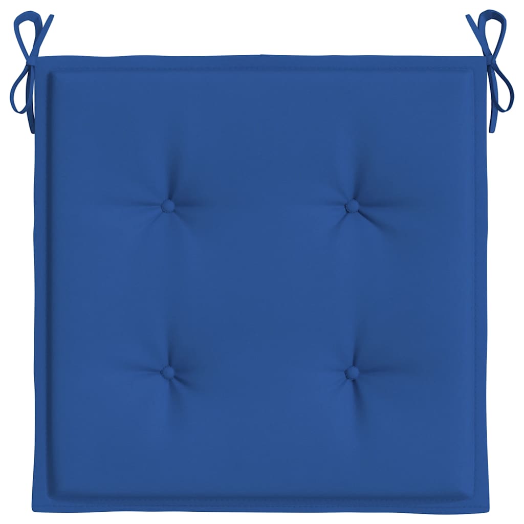 vidaXL Perne scaune grădină 2 buc. albastru 50x50x4 cm țesătură Oxford vidaXL Perne scaune grădină 2 buc. albastru 50x50x4 cm țesătură Oxford