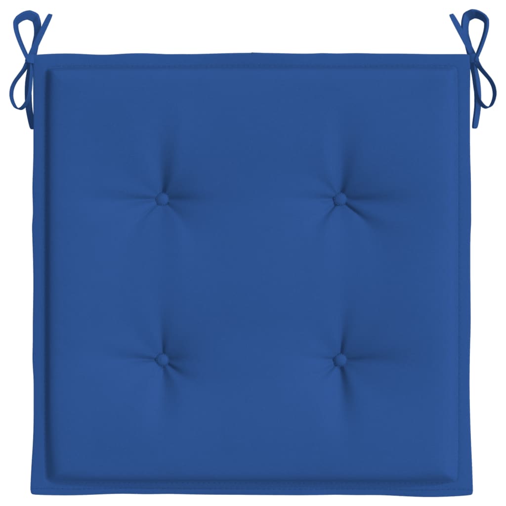 vidaXL Perne scaune grădină 4 buc. albastru 50x50x3 cm țesătură Oxford vidaXL Perne scaune grădină 4 buc. albastru 50x50x3 cm țesătură Oxford
