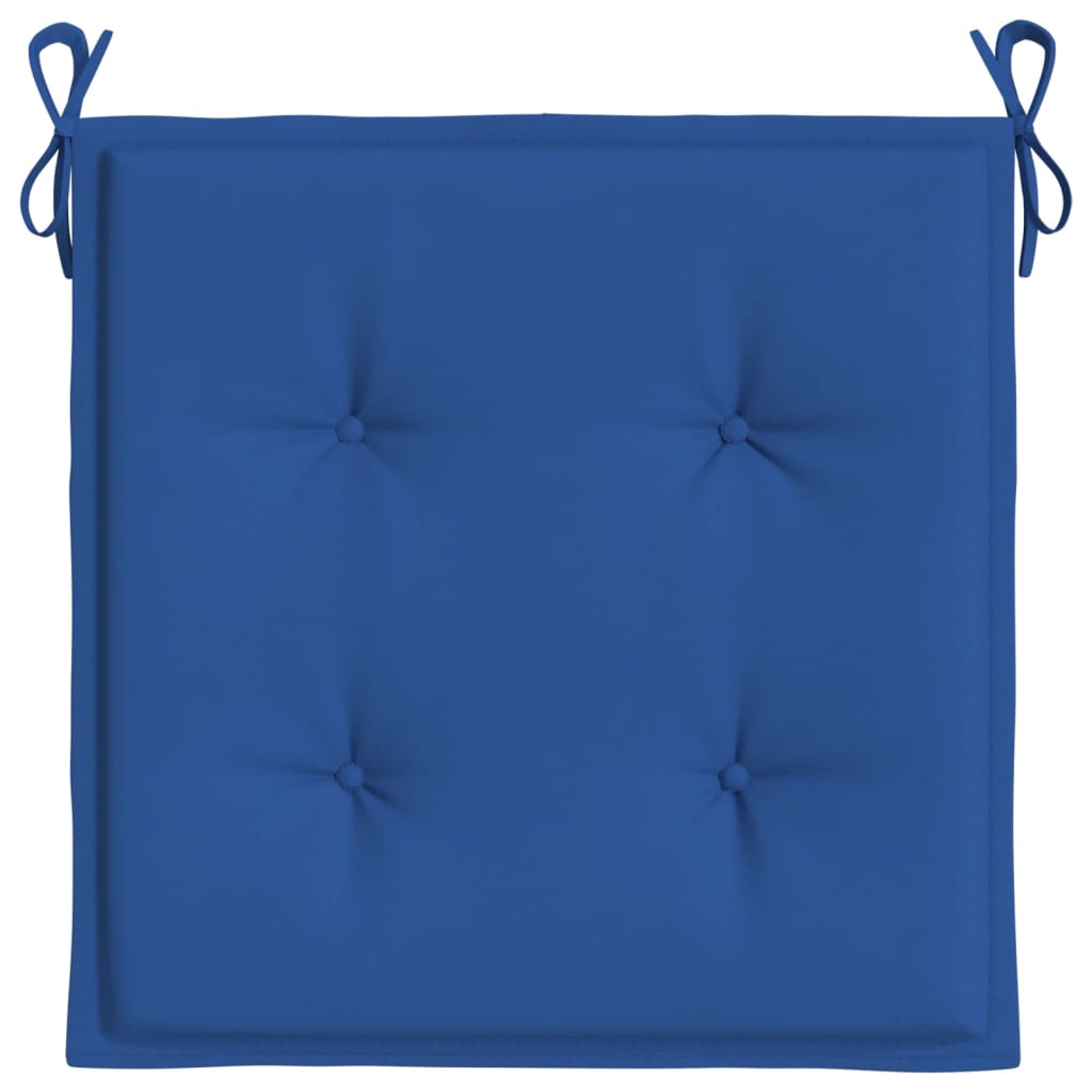 vidaXL Perne scaune grădină 6 buc. albastru 50x50x3 cm țesătură Oxford vidaXL Perne scaune grădină 6 buc. albastru 50x50x3 cm țesătură Oxford