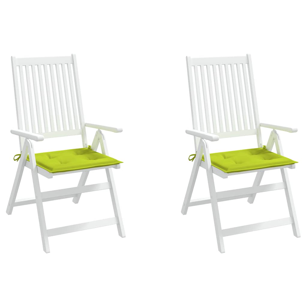vidaXL Perne scaune de grădină 2 buc. verde 50x50x4 cm țesătură Oxford vidaXL Perne scaune de grădină 2 buc. verde 50x50x4 cm țesătură Oxford
