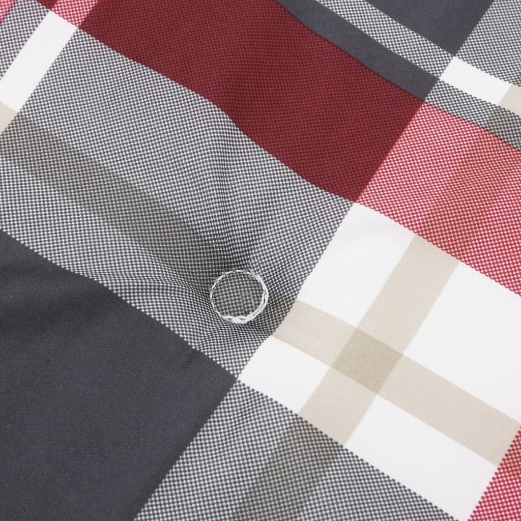 vidaXL Perne de scaun carouri roșii, 6 buc., 50x50x3 cm, textil Oxford vidaXL Perne de scaun carouri roșii, 6 buc., 50x50x3 cm, textil Oxford