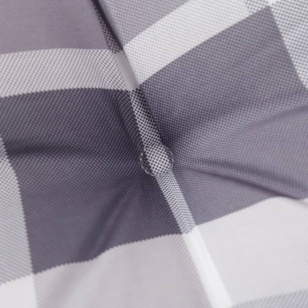 vidaXL Perne de scaun, carouri gri, 4 buc., 50x50x3 cm, textil Oxford vidaXL Perne de scaun, carouri gri, 4 buc., 50x50x3 cm, textil Oxford