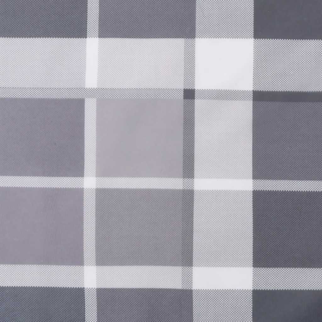 vidaXL Pernă bancă de grădină, gri carouri, 120x50x4 cm, textil Oxford vidaXL Pernă bancă de grădină, gri carouri, 120x50x4 cm, textil Oxford