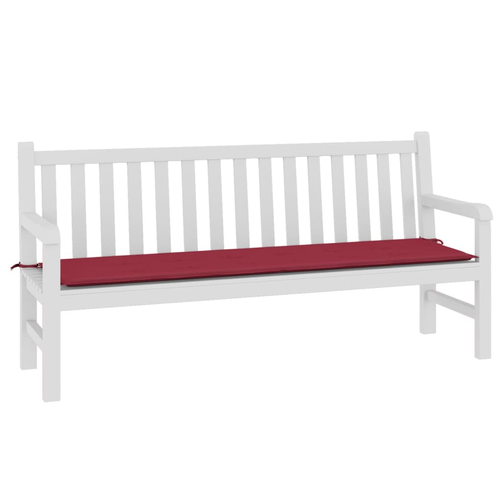 vidaXL Pernă de bancă de grădină, roșu, 180x50x3 cm, textil oxford vidaXL Pernă de bancă de grădină, roșu, 180x50x3 cm, textil oxford