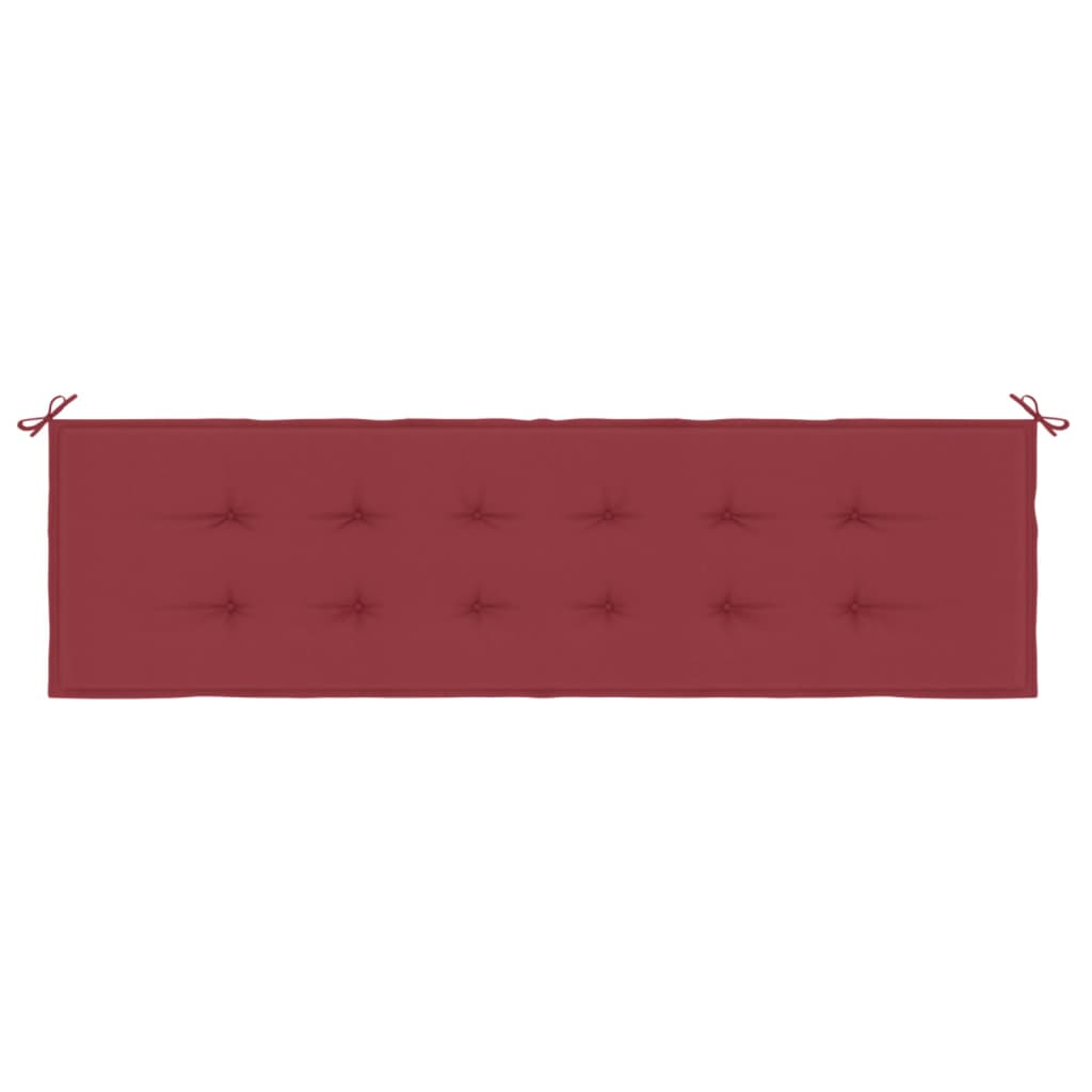 vidaXL Pernă de bancă de grădină, roșu, 180x50x3 cm, textil oxford vidaXL Pernă de bancă de grădină, roșu, 180x50x3 cm, textil oxford