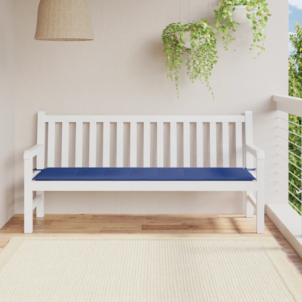 vidaXL Pernă de bancă de grădină, albastru, 180x50x3 cm, textil oxford vidaXL Pernă de bancă de grădină, albastru, 180x50x3 cm, textil oxford