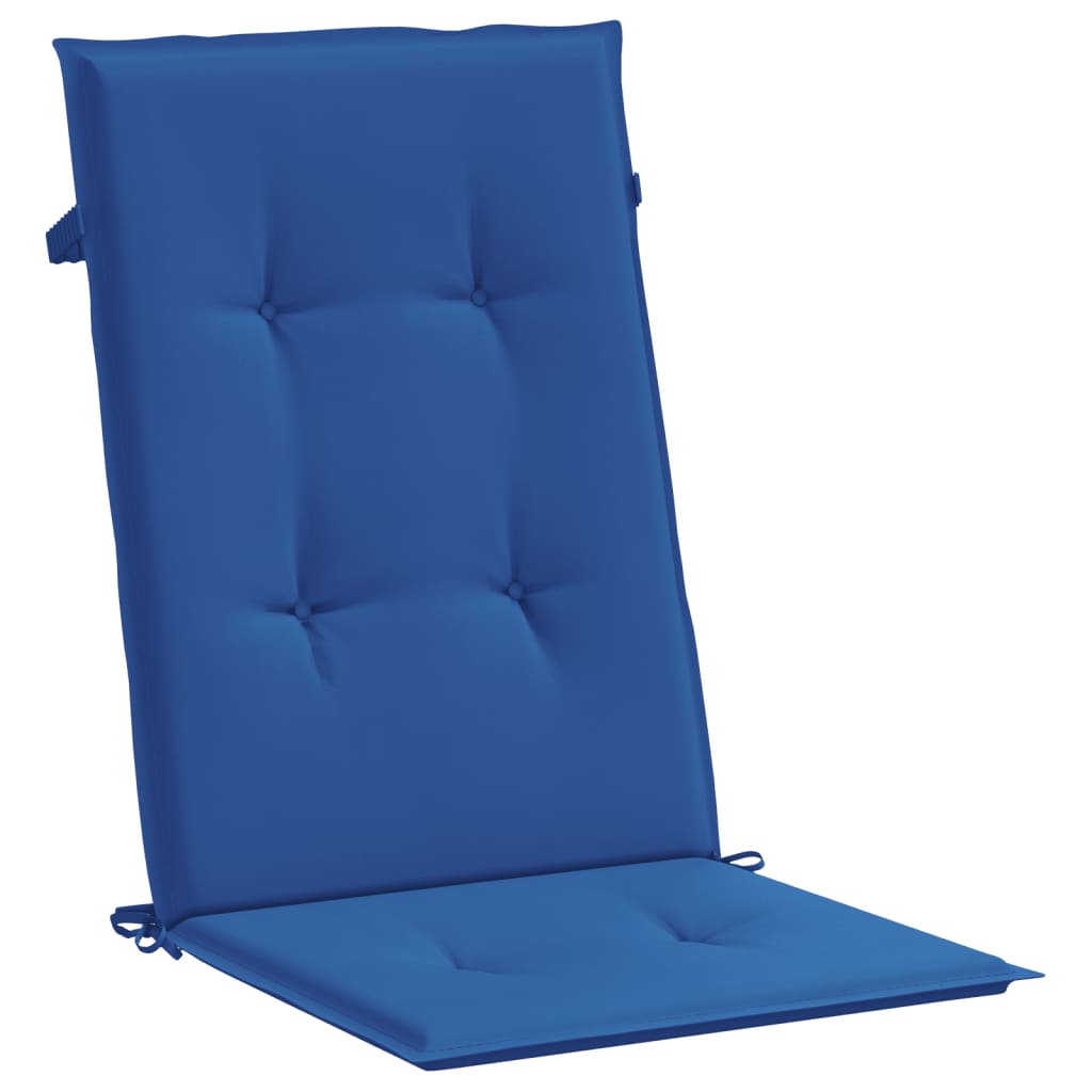 vidaXL Perne scaun spătar înalt, 6 buc., albastru, 120x50x3 cm, textil vidaXL Perne scaun spătar înalt, 6 buc., albastru, 120x50x3 cm, textil