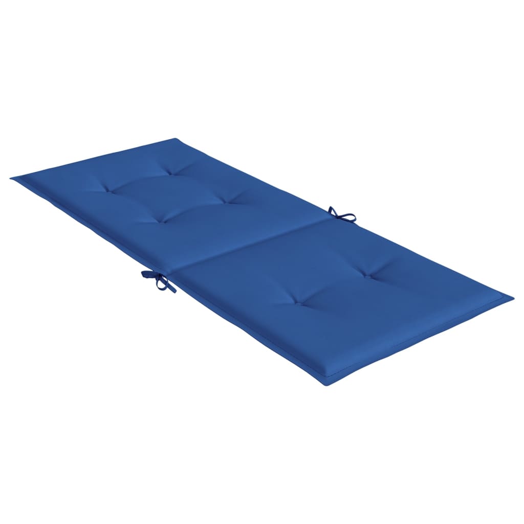 vidaXL Perne scaun spătar înalt, 6 buc., albastru, 120x50x3 cm, textil vidaXL Perne scaun spătar înalt, 6 buc., albastru, 120x50x3 cm, textil