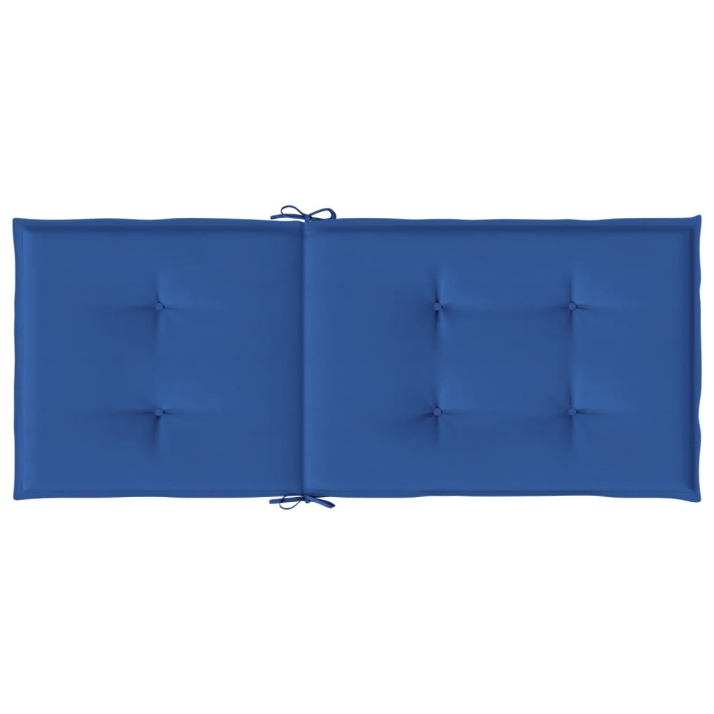 vidaXL Perne scaun spătar înalt, 6 buc., albastru, 120x50x3 cm, textil vidaXL Perne scaun spătar înalt, 6 buc., albastru, 120x50x3 cm, textil