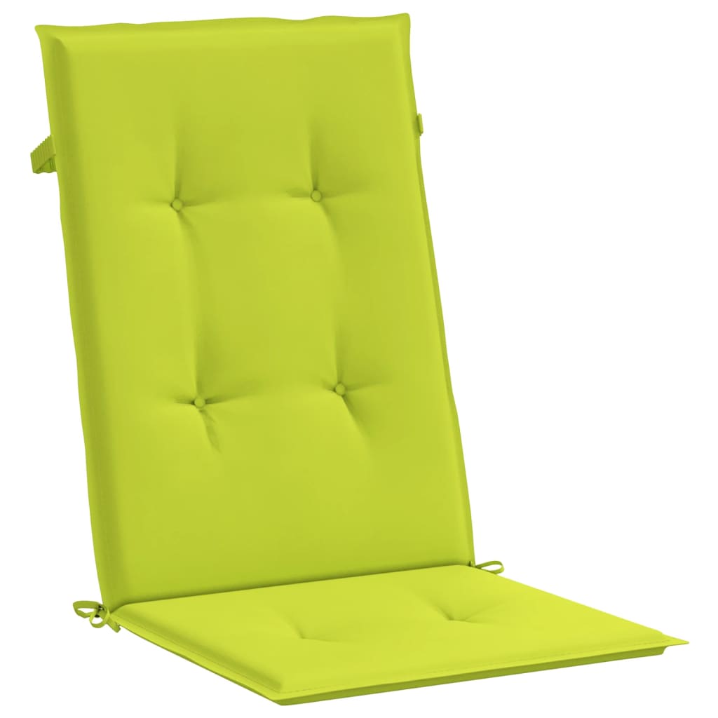 vidaXL Perne scaun cu spătar înalt, 2 buc., verde, 120x50x3 cm, textil vidaXL Perne scaun cu spătar înalt, 2 buc., verde, 120x50x3 cm, textil