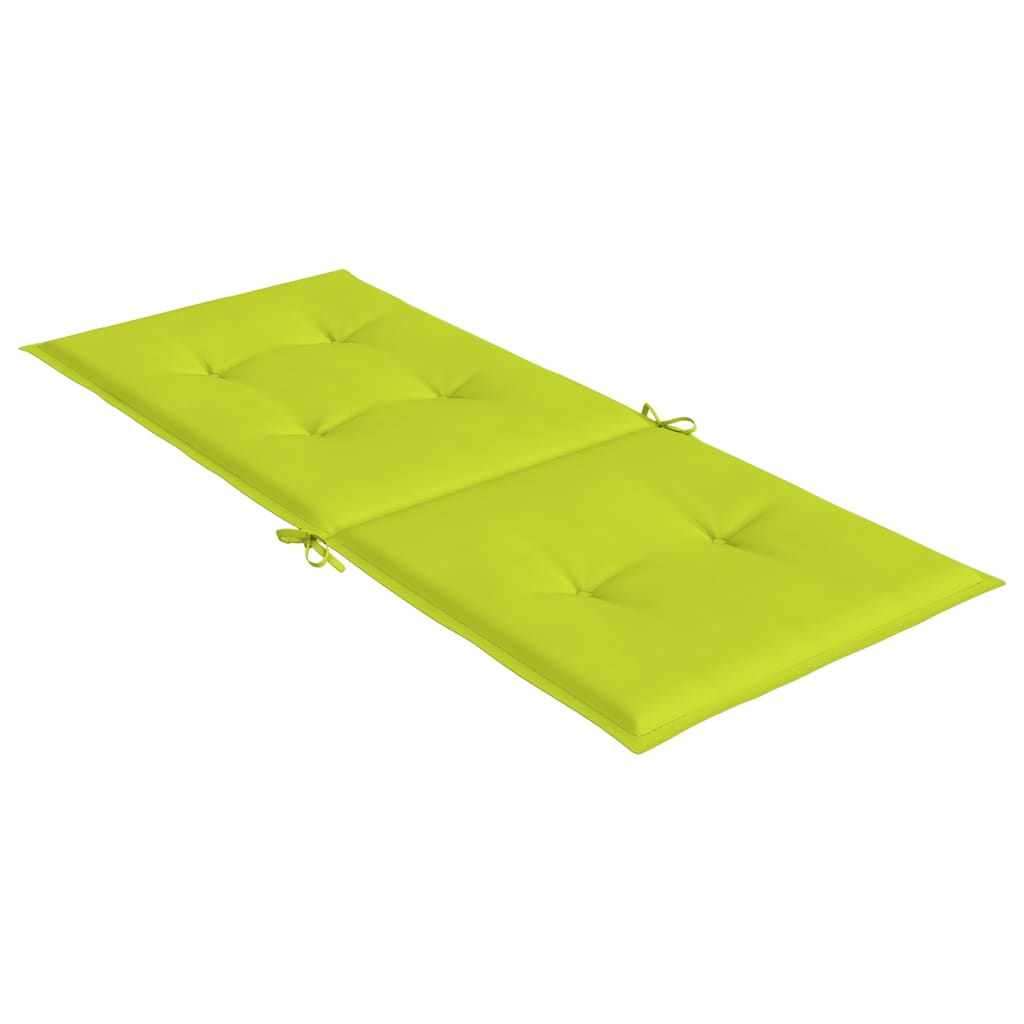 vidaXL Perne scaun cu spătar înalt, 2 buc., verde, 120x50x3 cm, textil vidaXL Perne scaun cu spătar înalt, 2 buc., verde, 120x50x3 cm, textil
