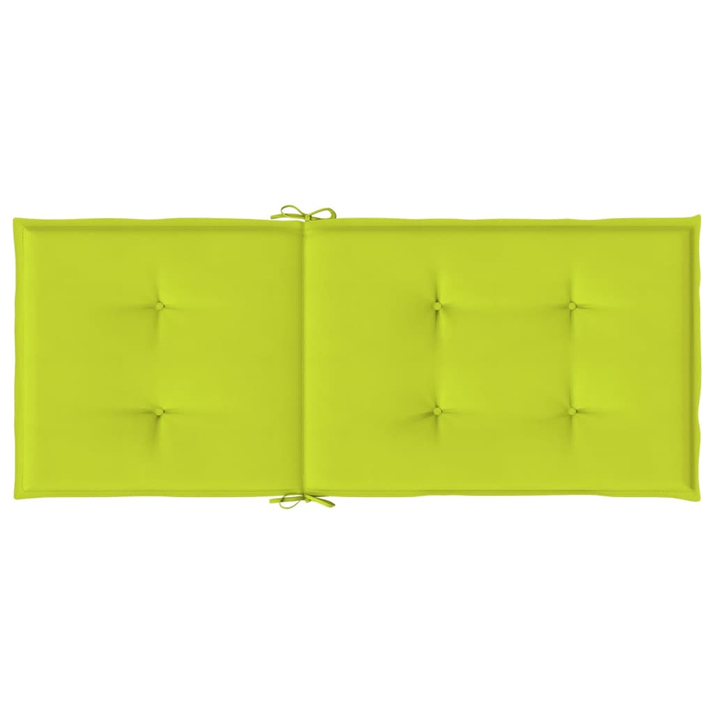 vidaXL Perne scaun cu spătar înalt, 4 buc., verde, 120x50x3 cm, textil vidaXL Perne scaun cu spătar înalt, 4 buc., verde, 120x50x3 cm, textil