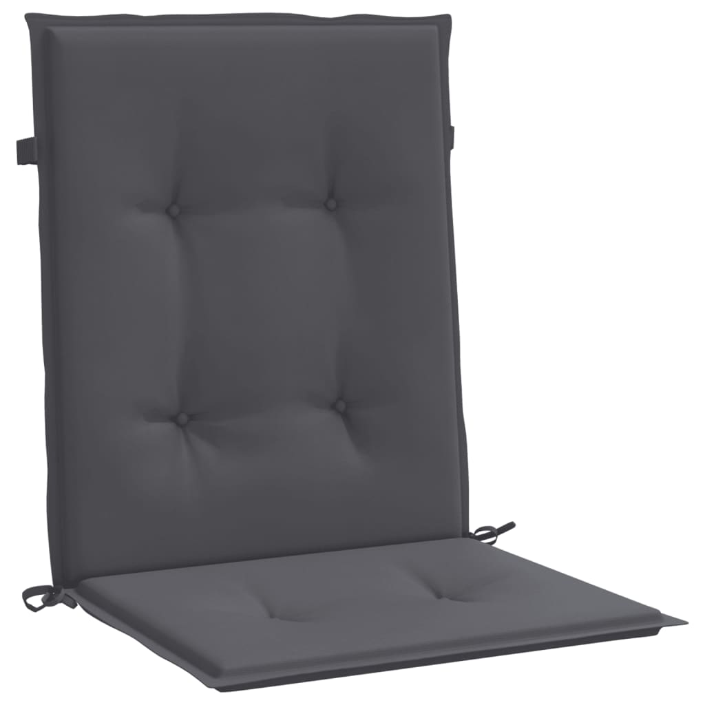 vidaXL Perne scaun cu spătar mic, 6 buc., antracit, textil oxford