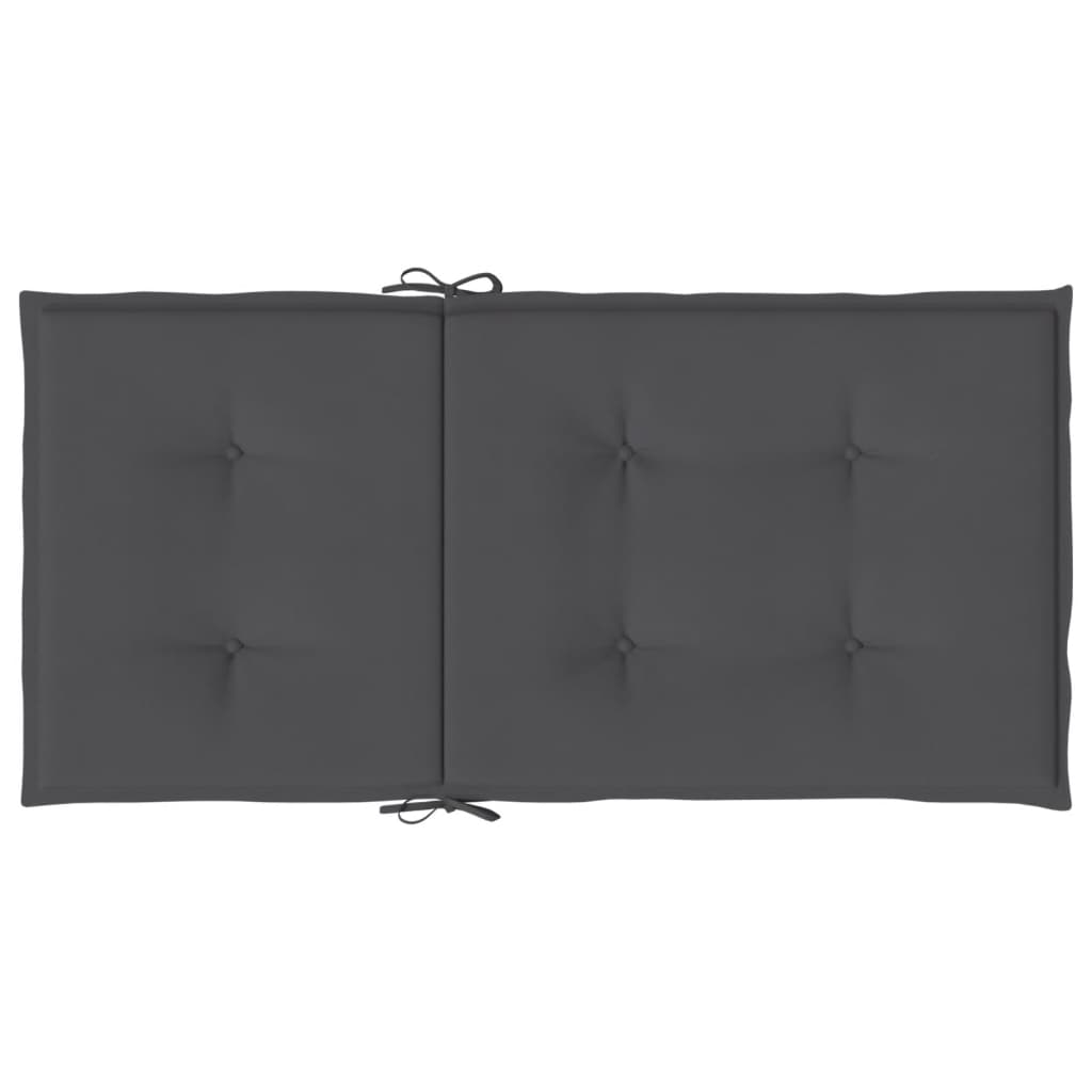 vidaXL Perne scaun cu spătar mic, 6 buc., antracit, textil oxford