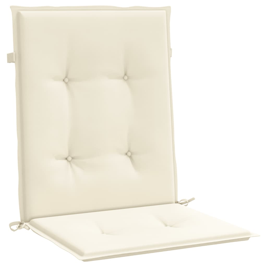 vidaXL Perne cu spătar mic, 6 buc., crem, 100x50x3 cm, textil oxford vidaXL Perne cu spătar mic, 6 buc., crem, 100x50x3 cm, textil oxford