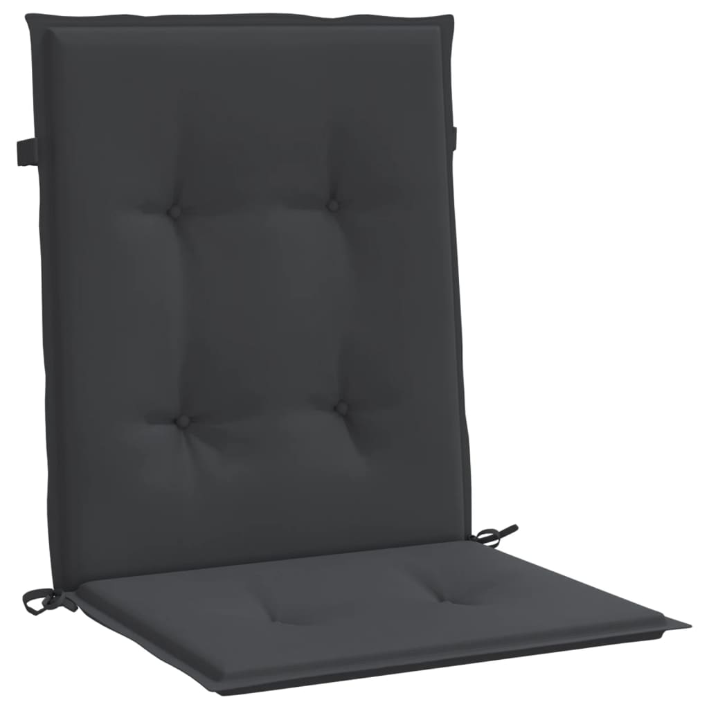 vidaXL Perne cu spătar mic, 6 buc., negru, 100x50x3 cm, textil oxford vidaXL Perne cu spătar mic, 6 buc., negru, 100x50x3 cm, textil oxford