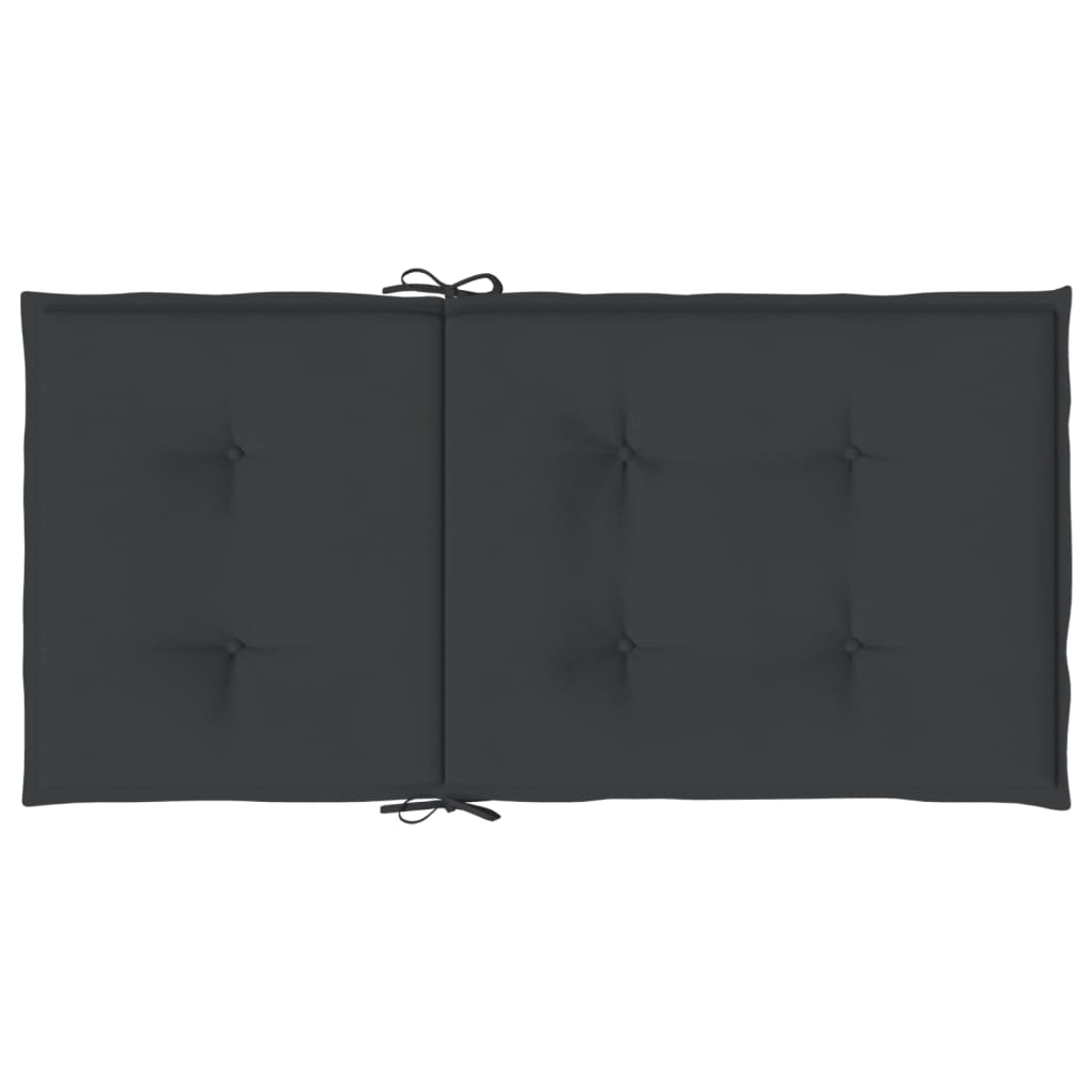 vidaXL Perne cu spătar mic, 6 buc., negru, 100x50x3 cm, textil oxford vidaXL Perne cu spătar mic, 6 buc., negru, 100x50x3 cm, textil oxford