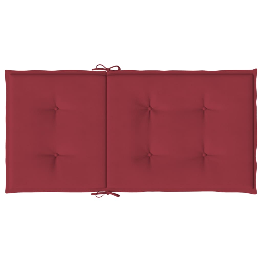 vidaXL Perne cu spătar mic, 2 buc. roșu vin 100x50x3 cm textil oxford vidaXL Perne cu spătar mic, 2 buc. roșu vin 100x50x3 cm textil oxford