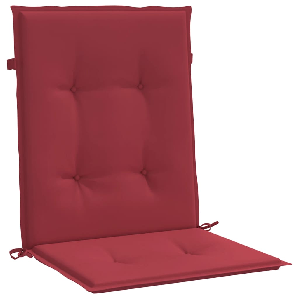 vidaXL Perne cu spătar mic, 4 buc. roșu vin 100x50x3 cm textil oxford vidaXL Perne cu spătar mic, 4 buc. roșu vin 100x50x3 cm textil oxford