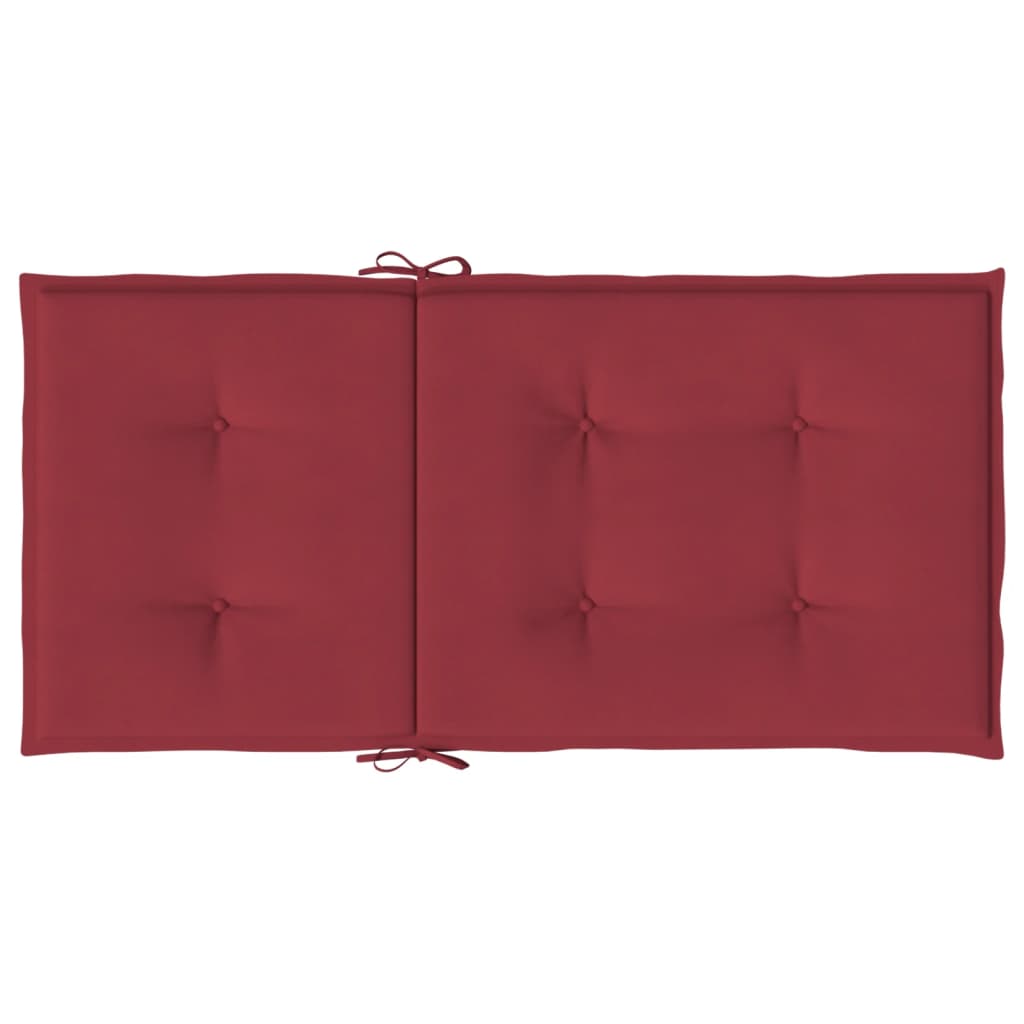 vidaXL Perne cu spătar mic, 4 buc. roșu vin 100x50x3 cm textil oxford vidaXL Perne cu spătar mic, 4 buc. roșu vin 100x50x3 cm textil oxford
