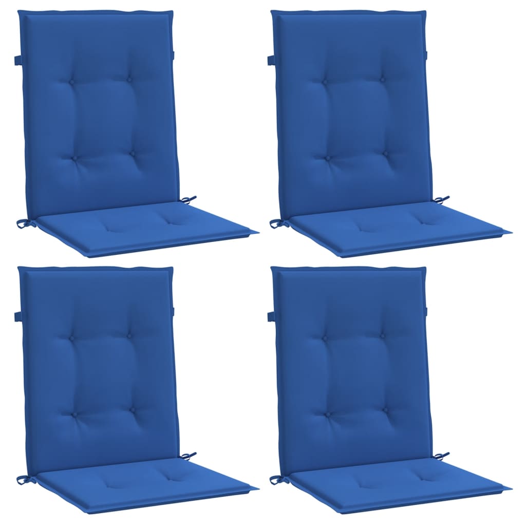 vidaXL Perne cu spătar mic, 4 buc. albastru 100x50x3 cm textil oxford vidaXL Perne cu spătar mic, 4 buc. albastru 100x50x3 cm textil oxford