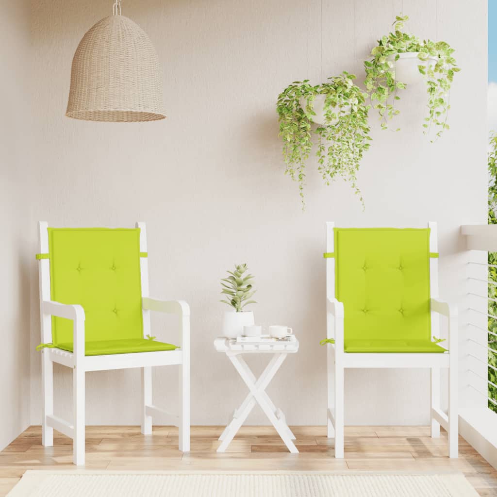 vidaXL Perne cu spătar mic, 2 buc. verde 100x50x3 cm textil oxford vidaXL Perne cu spătar mic, 2 buc. verde 100x50x3 cm textil oxford