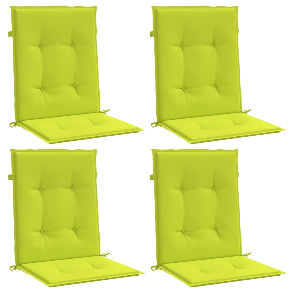 vidaXL Perne cu spătar mic, 4 buc., verde, 100x50x3 cm, textil oxford vidaXL Perne cu spătar mic, 4 buc., verde, 100x50x3 cm, textil oxford