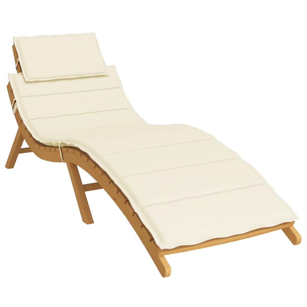 vidaXL Pernă de șezlong, crem, 186x58x4 cm, textil oxford vidaXL Pernă de șezlong, crem, 186x58x4 cm, textil oxford