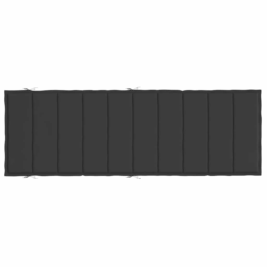vidaXL Pernă de șezlong, negru, 186x58x4 cm, textil oxford vidaXL Pernă de șezlong, negru, 186x58x4 cm, textil oxford