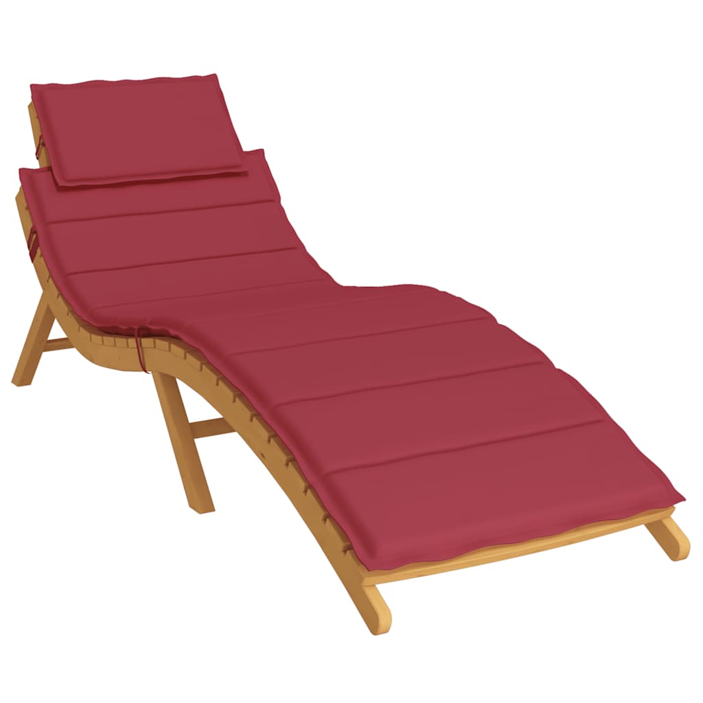 vidaXL Pernă de șezlong, roșu vin, 186x58x4 cm, textil oxford vidaXL Pernă de șezlong, roșu vin, 186x58x4 cm, textil oxford