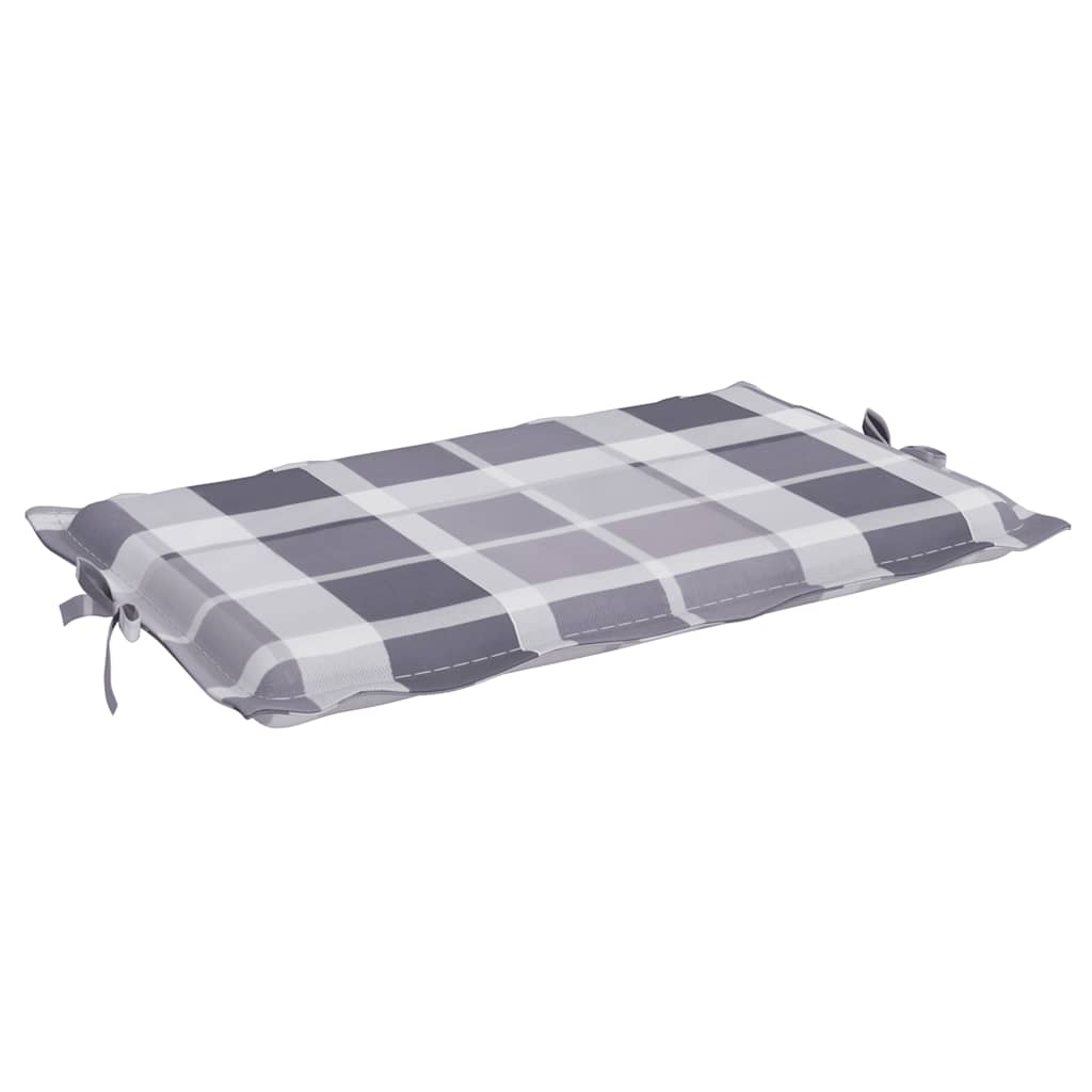 vidaXL Pernă de șezlong, gri carouri, 186x58x4 cm, textil oxford vidaXL Pernă de șezlong, gri carouri, 186x58x4 cm, textil oxford