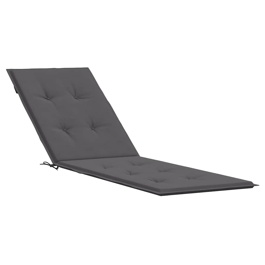 vidaXL Pernă de șezlong, antracit, (75+105)x50x4 cm vidaXL Pernă de șezlong, antracit, (75+105)x50x4 cm
