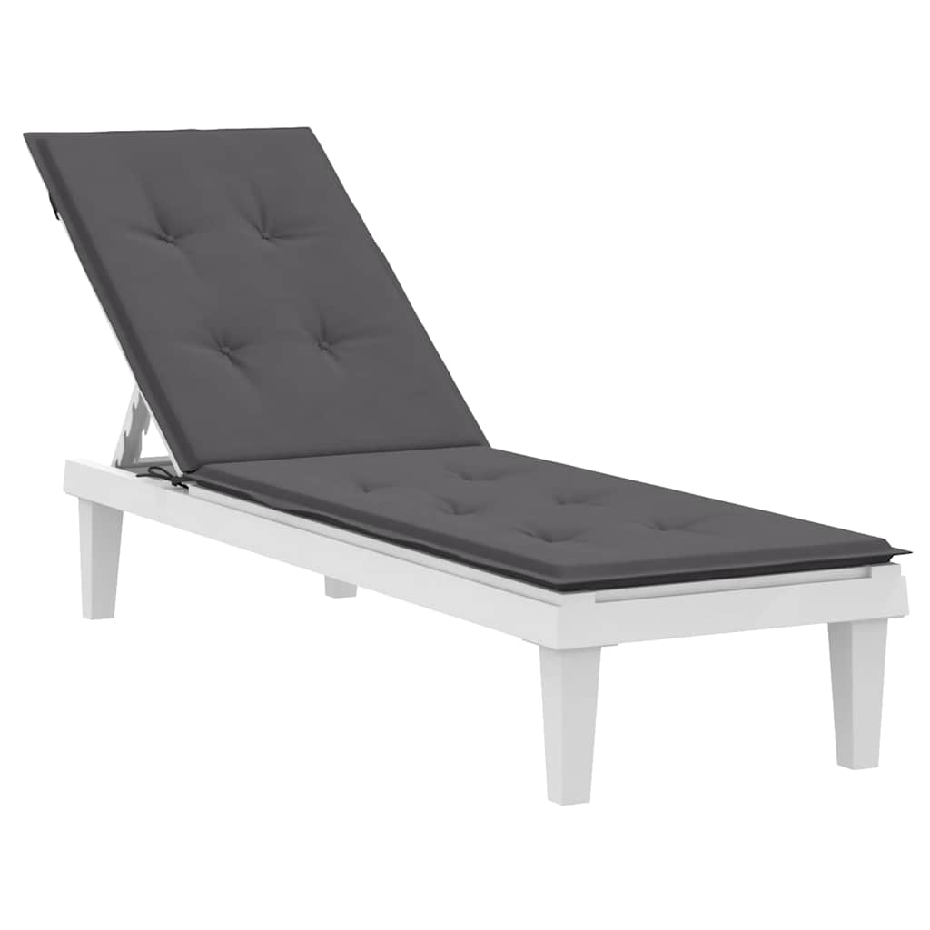 vidaXL Pernă de șezlong, antracit, (75+105)x50x4 cm vidaXL Pernă de șezlong, antracit, (75+105)x50x4 cm