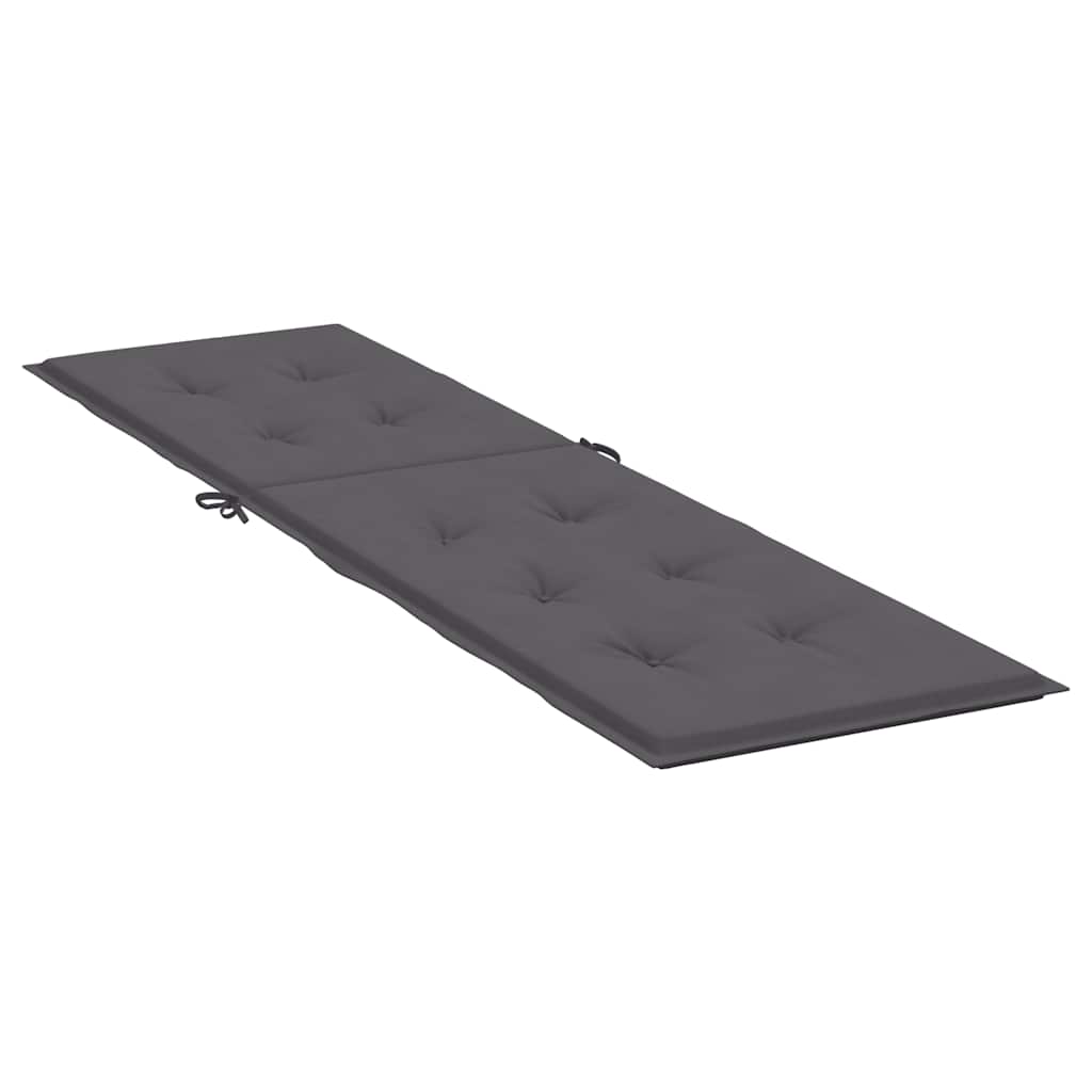vidaXL Pernă de șezlong, antracit, (75+105)x50x4 cm vidaXL Pernă de șezlong, antracit, (75+105)x50x4 cm
