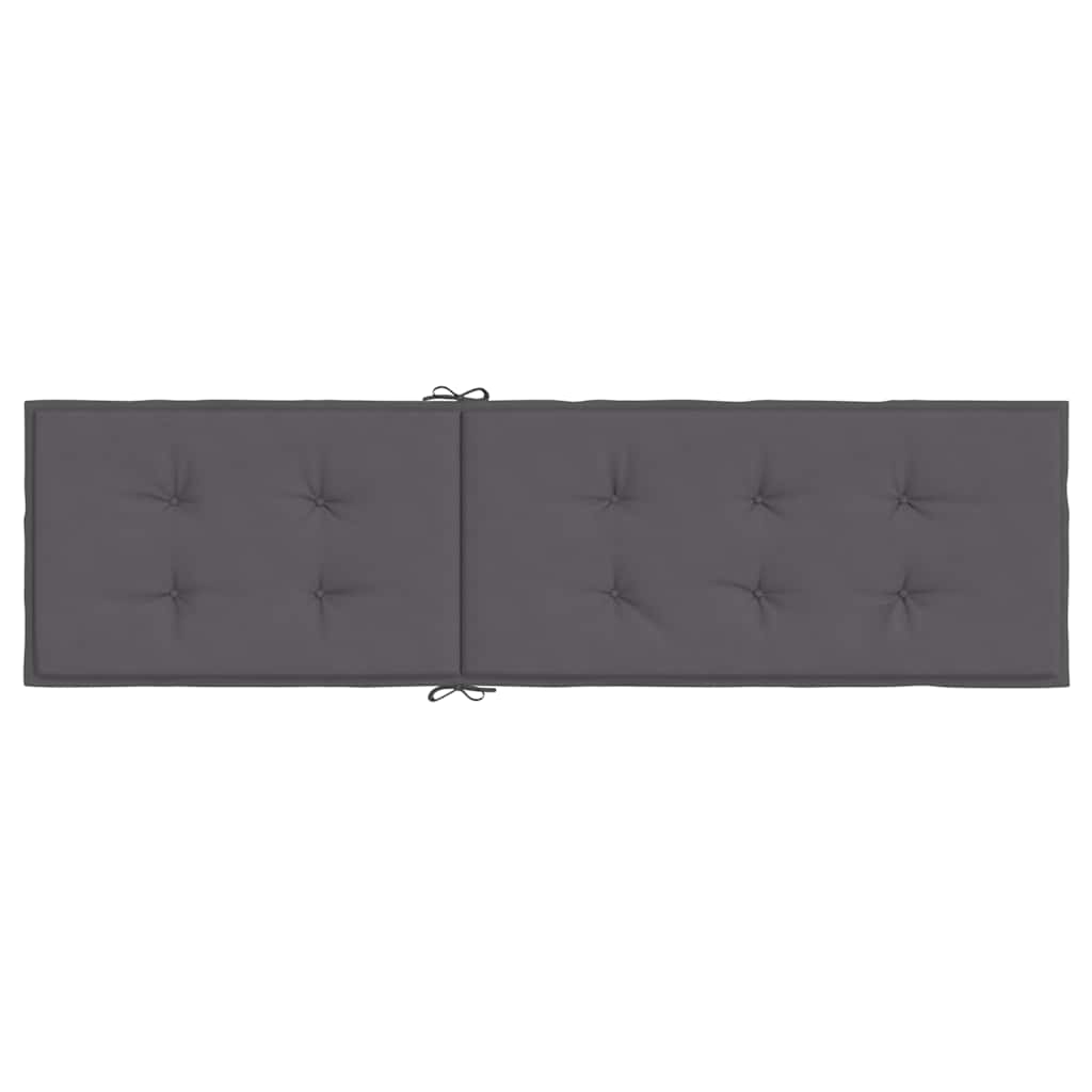 vidaXL Pernă de șezlong, antracit, (75+105)x50x4 cm vidaXL Pernă de șezlong, antracit, (75+105)x50x4 cm