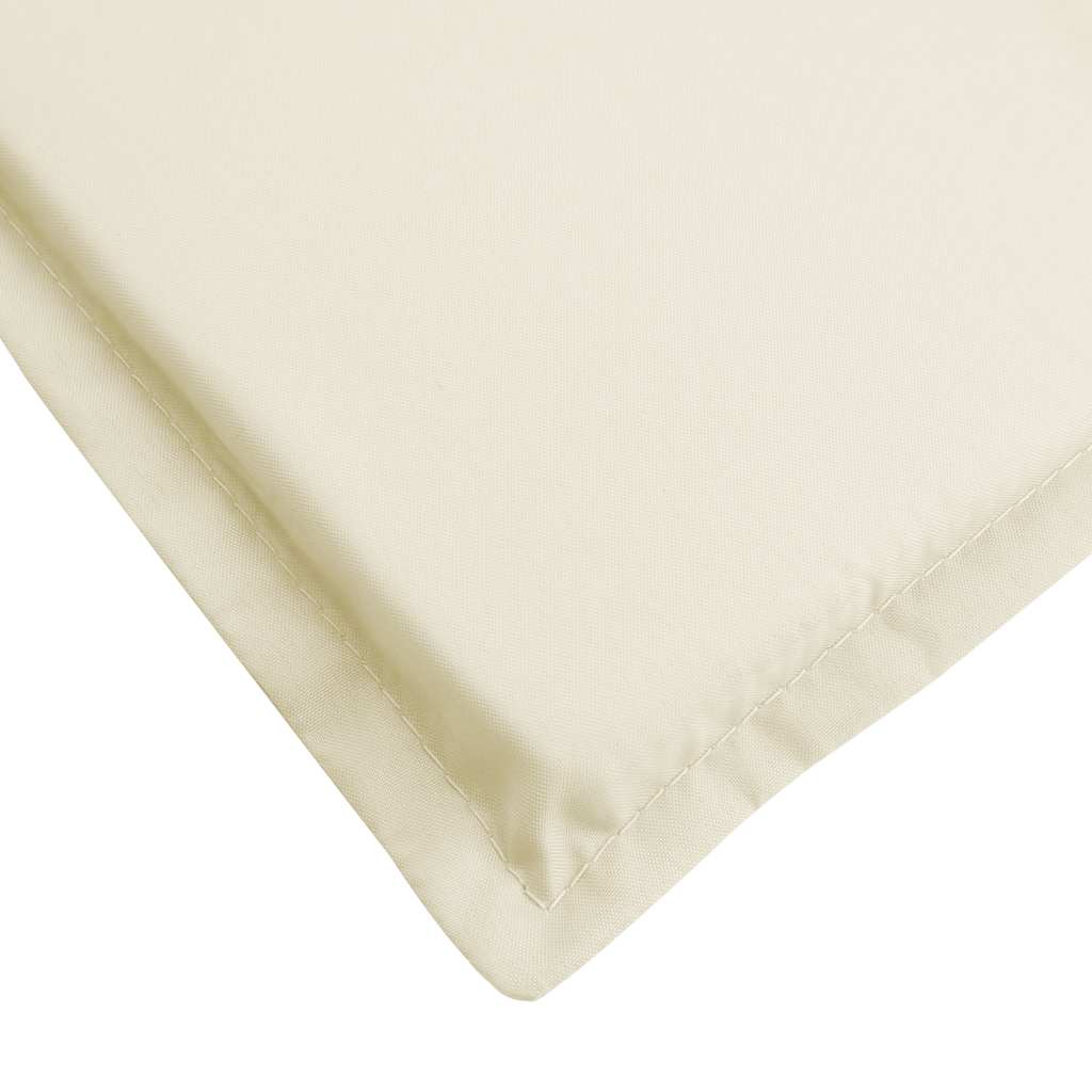 vidaXL Pernă de șezlong, crem, (75+105) x 50 x 4 cm vidaXL Pernă de șezlong, crem, (75+105) x 50 x 4 cm