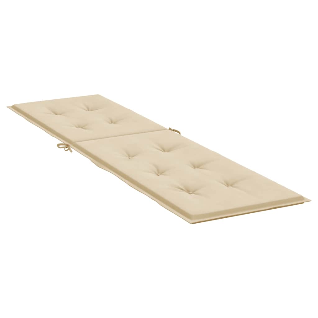 vidaXL Pernă de șezlong, bej, (75+105)x 50x4 cm vidaXL Pernă de șezlong, bej, (75+105)x 50x4 cm