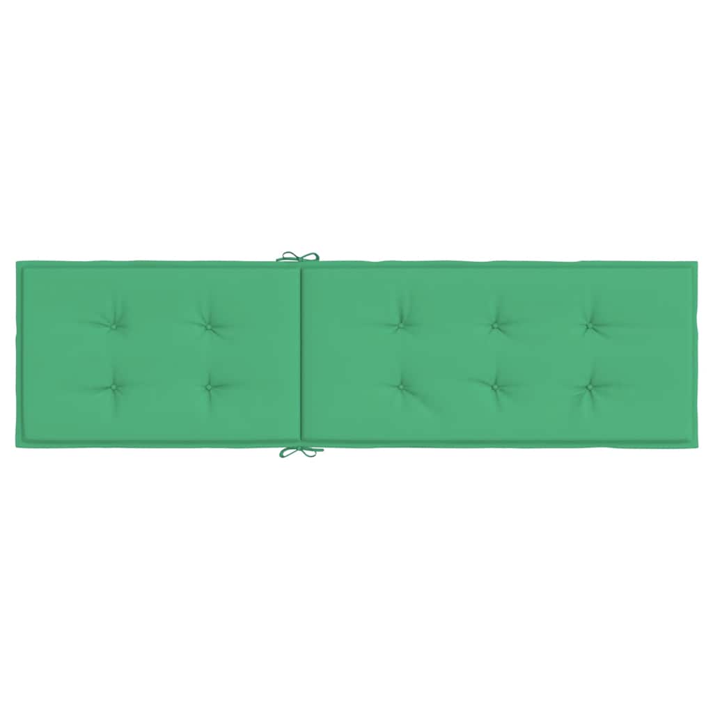 vidaXL Pernă de șezlong, verde, (75 + 105) x50x4 cm vidaXL Pernă de șezlong, verde, (75 + 105) x50x4 cm