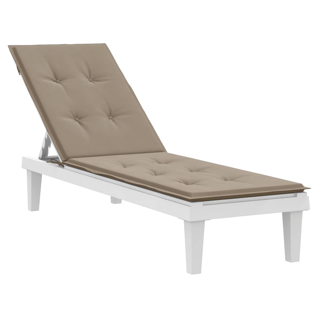 vidaXL Pernă de șezlong, gri taupe, (75+105)x50x4 cm vidaXL Pernă de șezlong, gri taupe, (75+105)x50x4 cm
